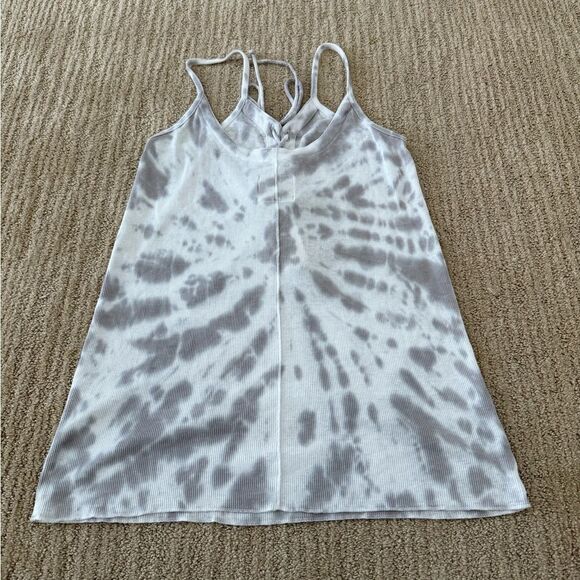Chaser Gray Tie-Dye Spaghetti Strap Tank Top - Picture 4 of 5